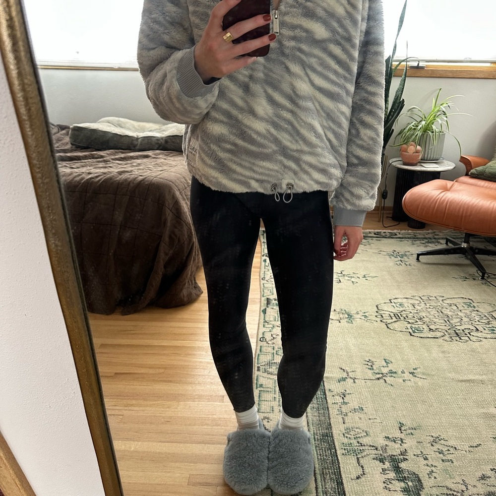 Manola Black Shiny Leggings